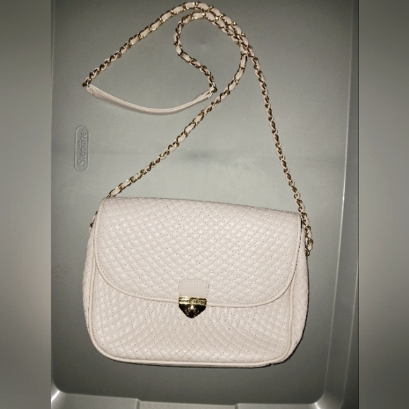 Giani Bernini Crossbody Purse Pink/ Gold - Picture 1 of 9